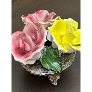 Vintage Capodimonte Floral Arrangement